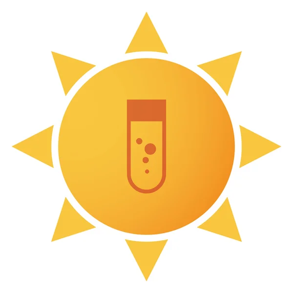 Pictogram sun — Stockvector