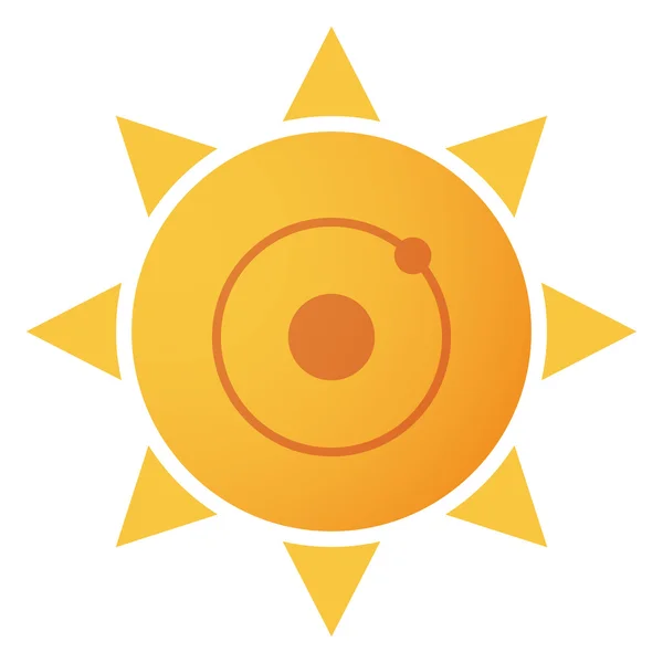 Sun icon — Stock Vector