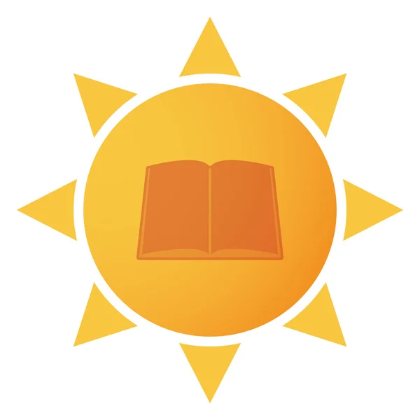 Icona del sole — Vettoriale Stock