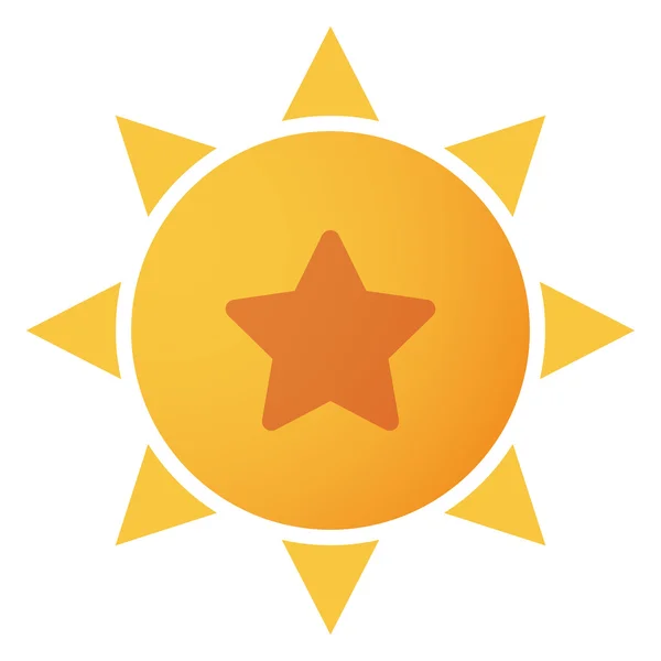 Sun icon — Stock Vector