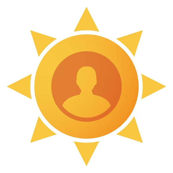 Pictogram sun — Stockvector