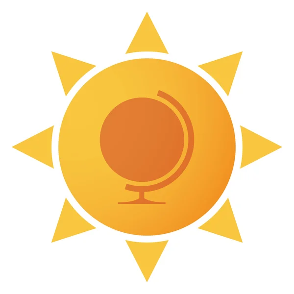 Pictogram sun — Stockvector