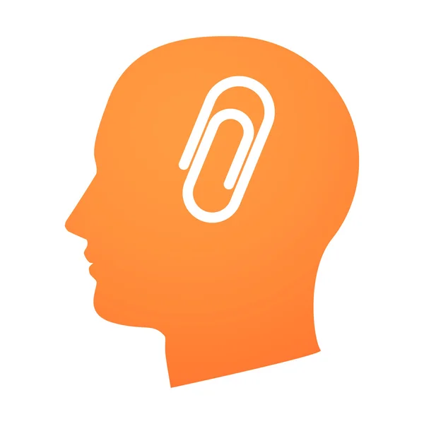 Icono de cabeza — Vector de stock