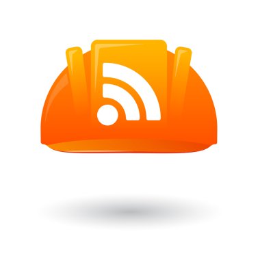 bir rss simgesi ile çalışma kask
