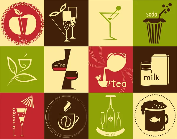  simgeler Tema - içecekler