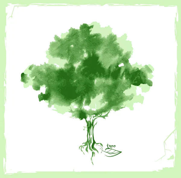 Green tree — Stock Vector