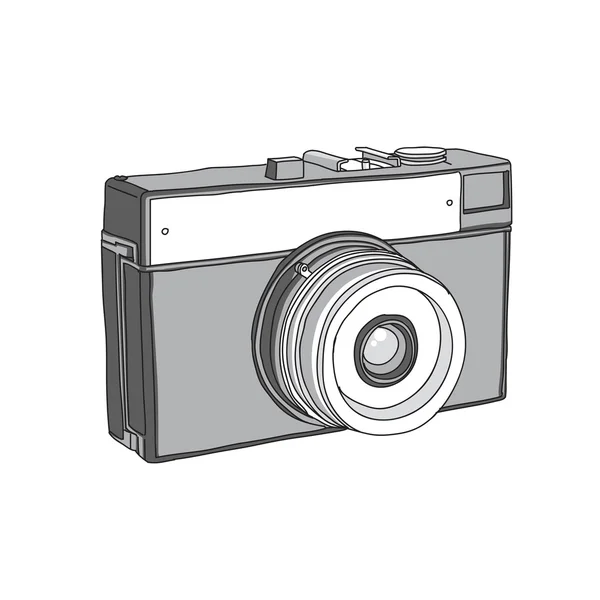 Camera, Hand Drawn of Vector Camera, illustration of camera — Stock Vector