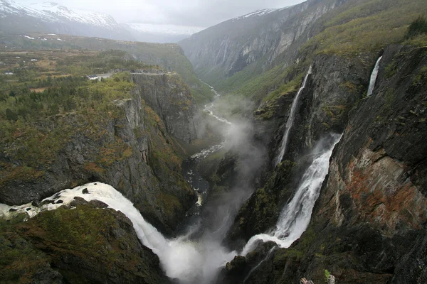 Cascate della valle dei trols — Stockfoto