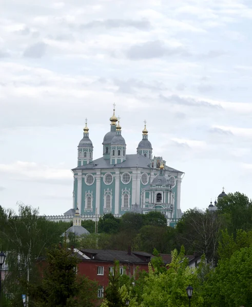 Uspenski Kathedrale 1677 Barock Stadt Smolensk Oblast Smolensk Russland — Stockfoto