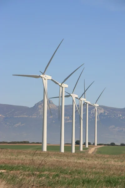 Windkraftanlagen Stockbild