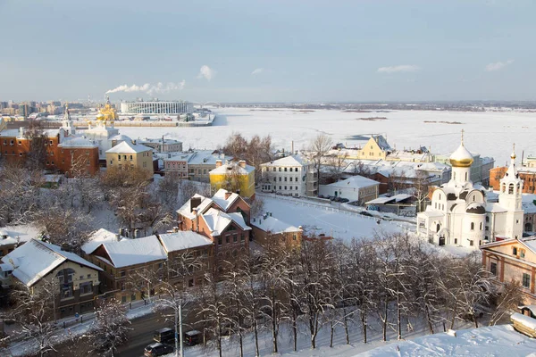 Pochaina Rusya Nizhniy Novgorod Şehir Merkezindeki Kültür Ticaret Bölgesi Şehrin — Stok fotoğraf