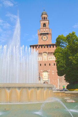 sforza Kalesi, milan görünümünü
