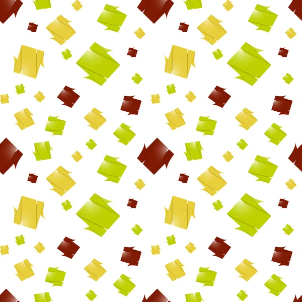 Le style origami étiquette fond — Image vectorielle