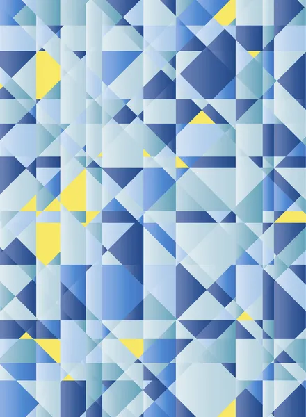 Abstraction bleue et jaune — Image vectorielle