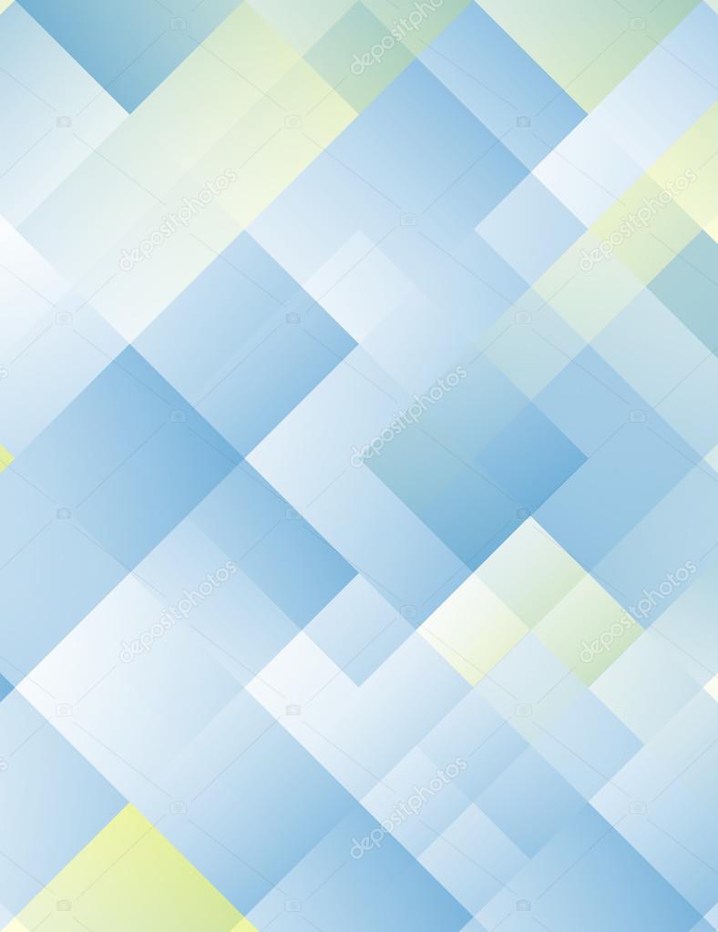 Blue square abstraction