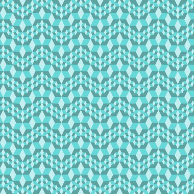 Mavi geometrik şekiller arka plan