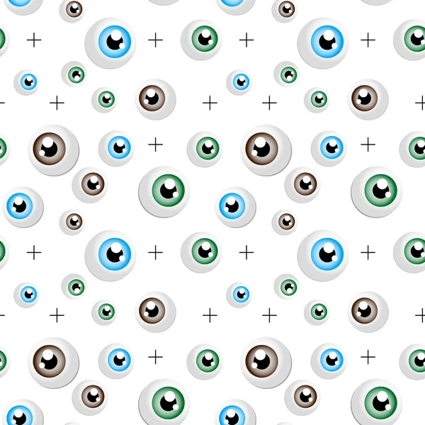 De oogbol patroon — Stockvector