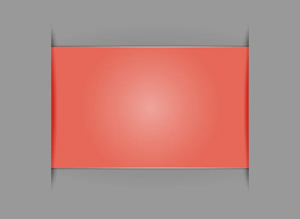 Empty rectangle template — Stock Vector