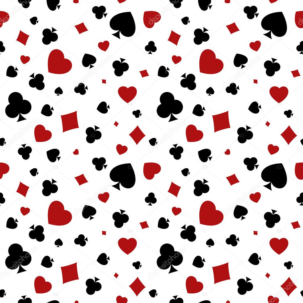 Heart, diamond, spade and clubs background — Stock Vector © madtom ...