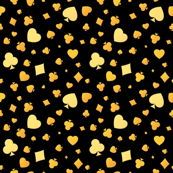 Coeur, diamant, pique et fond de clubs — Image vectorielle