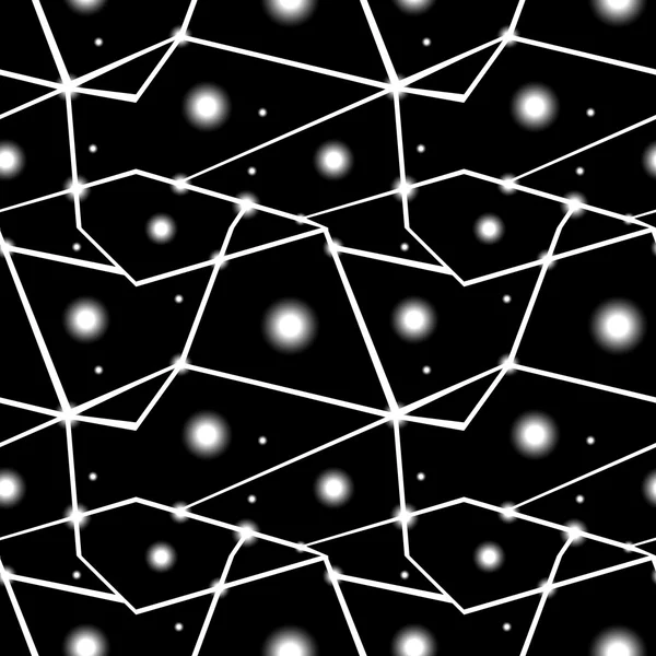 La línea de abstracción con las estrellas — Archivo Imágenes Vectoriales