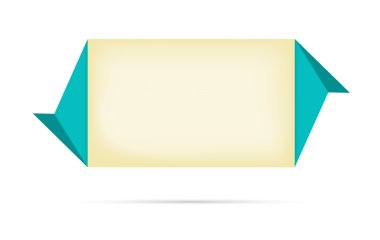 origami etiket kağıdı