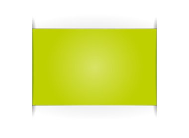 Yeşil dikdörtgen etiket