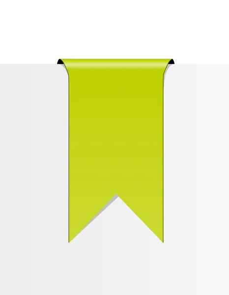 Ruban vert — Image vectorielle