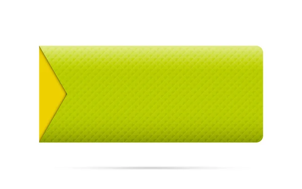 Bouton vert avec flèche — Image vectorielle