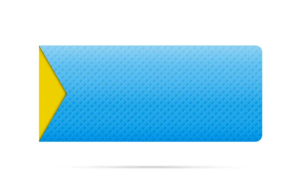 Le bouton bleu avec flèche — Image vectorielle