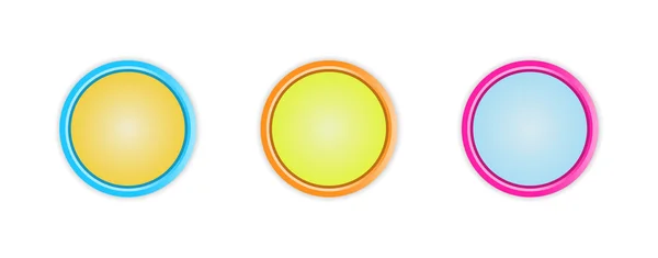 Circle button — Stock Vector