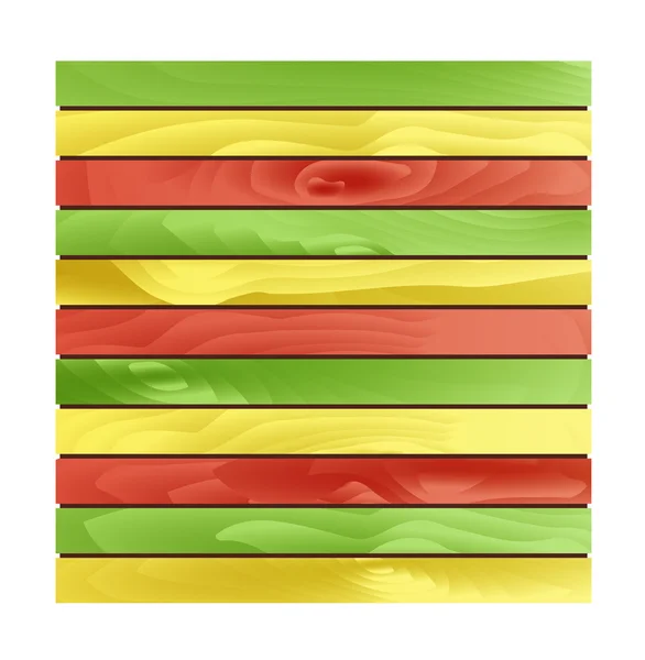 Jamaica stijl houten plaat — Stockvector