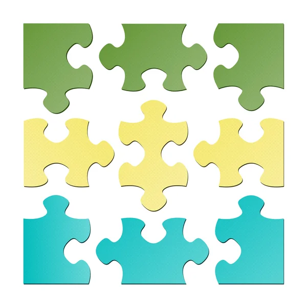 izole puzzle parçaları