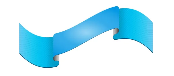Das blaue Band Etikett — Stockvektor