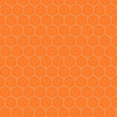 Beyaz Altıgen Arkaplanı