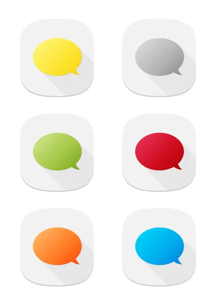 Le jeu d'icônes bulle — Image vectorielle
