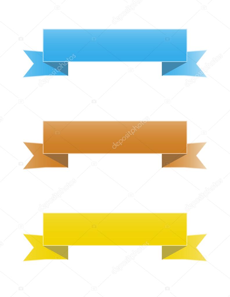 Modern ribbons Stock Vector Image by ©madtom 31976491
