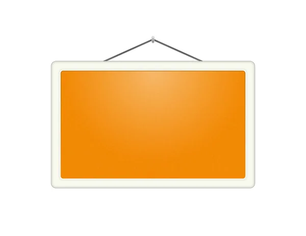 The orange board — Stock Vector