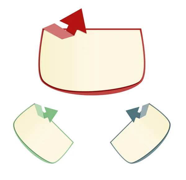 Modèles avec flèche — Image vectorielle