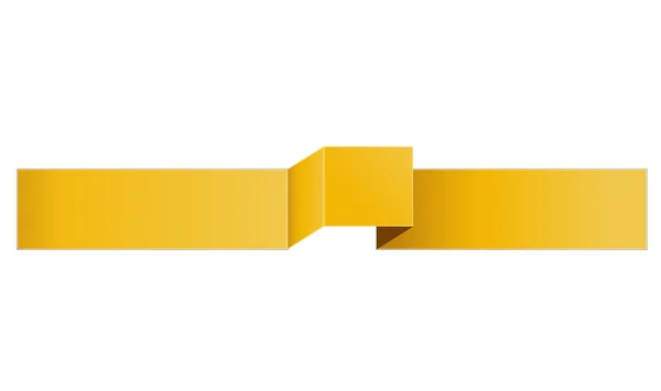The golden ribbon — Stock Vector