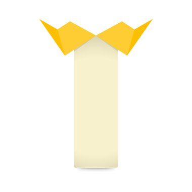 origami stil yay ile zarif etiketi