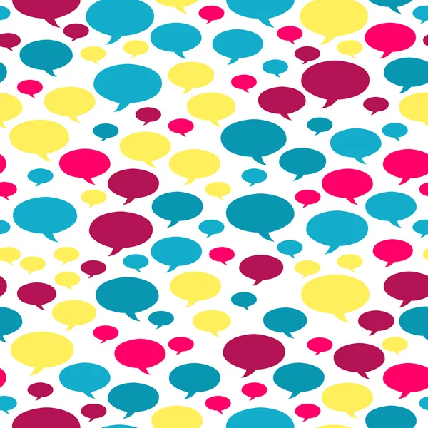 The speech bubbles background — Stock Vector