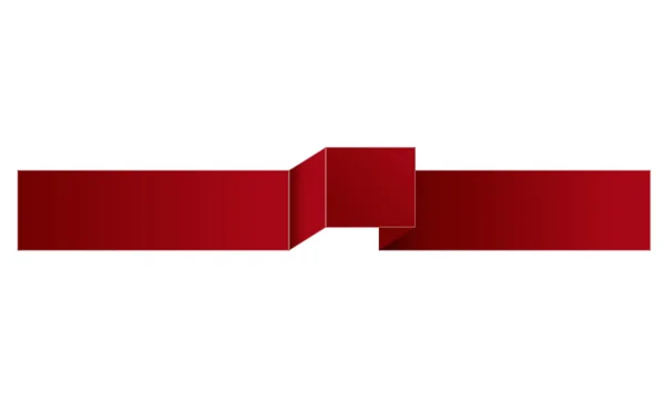 Le ruban rouge — Image vectorielle