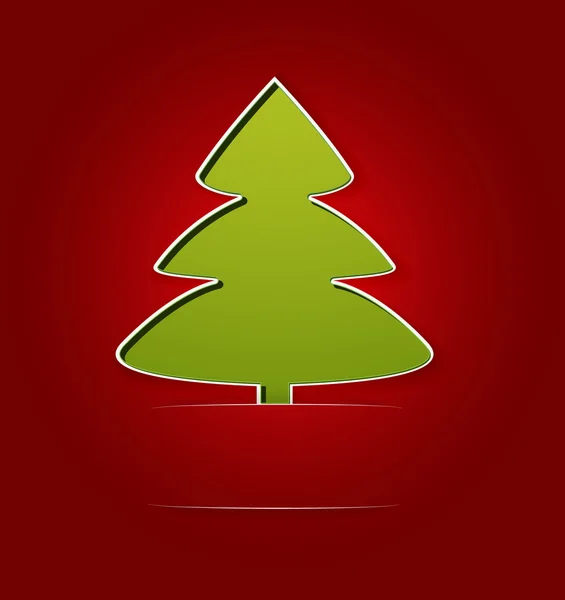 The Christmas tree — Stock Vector