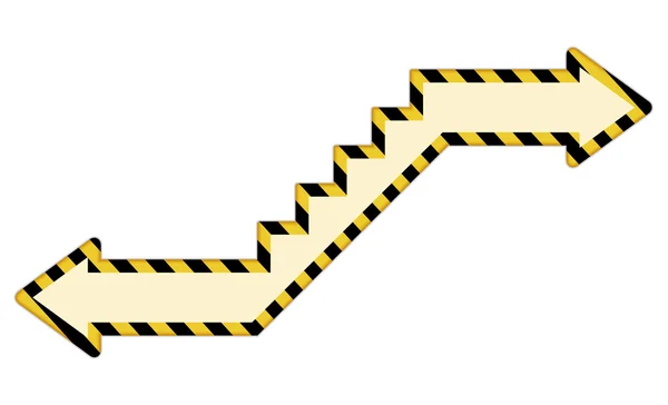 Flèches d'escalier — Image vectorielle