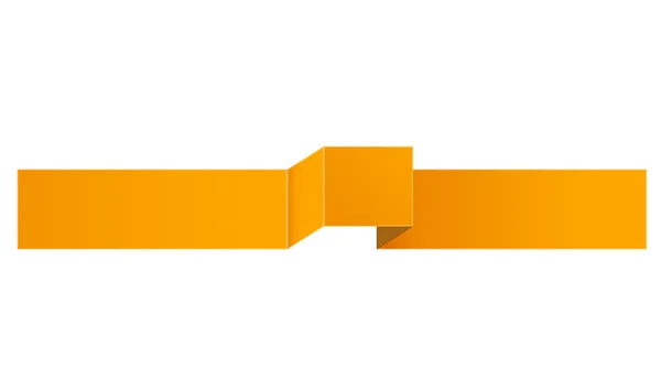 Das orangefarbene Band — Stockvektor