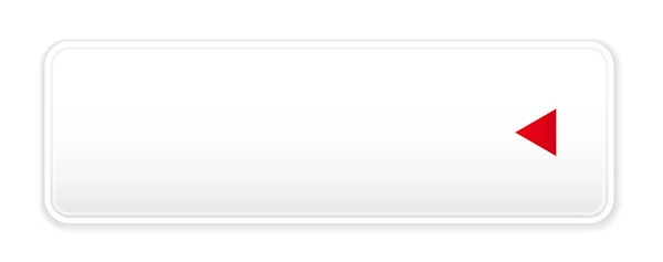 白色按钮带有箭头图标 — 图库矢量图片