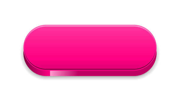 Розовая глянцевая кнопка
