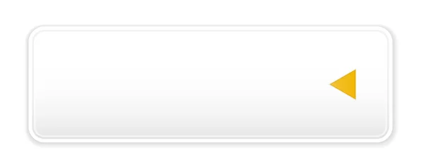 白色按钮带有箭头图标 — 图库矢量图片