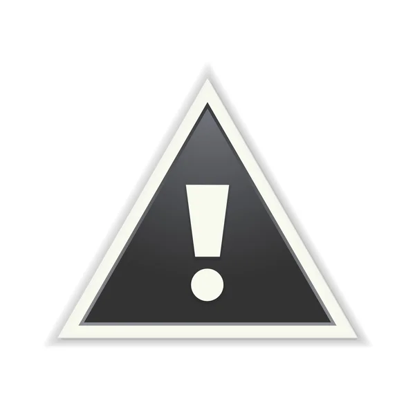 The warning sign — Stock Vector